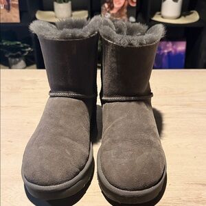 UGG Classic Gray Shearling Boots